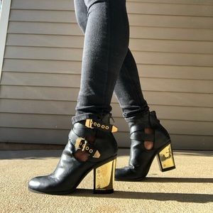 Gold Plated Bootie